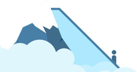 clouds and mountain image